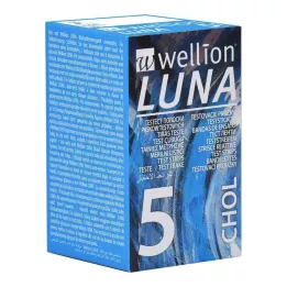 WELLION LUNA Tiras reactivas para medir el colesterol, 5 uds