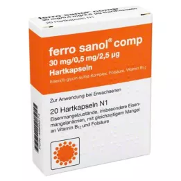 FERRO SANOL comp. Cápsulas duras con pellets recubiertos, 20 uds