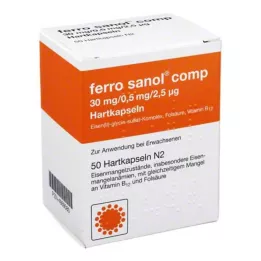 FERRO SANOL comp. Cápsulas duras con pellets recubiertos, 50 uds