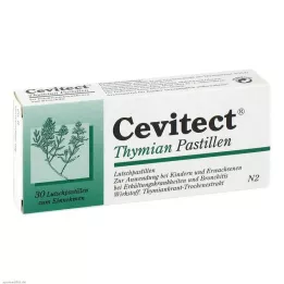 CEVITECT Pastillas de tomillo, 30 uds