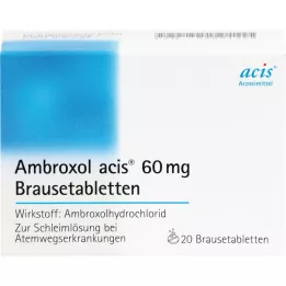 AMBROXOL Acis 60 mg comprimidos efervescentes, 20 uds