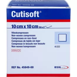 CUTISOFT VLIS comprime 10x10 cm estéril, 50x2 pz