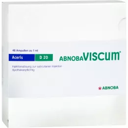 ABNOBAVISCUM Aceris D 20 ampollas, 48 uds