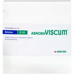 ABNOBAVISCUM Betulae D 10 ampollas, 48 uds