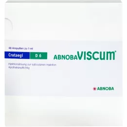 ABNOBAVISCUM Crataegi D 6 ampollas, 48 uds