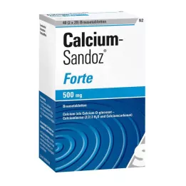 CALCIUM SANDOZ comprimidos efervescentes forte, 2x20 uds