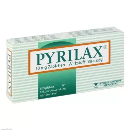 PYRILAX Supositorios de 10 mg, 6 uds