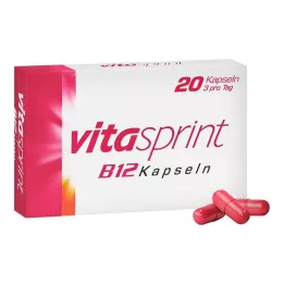 VITASPRINT Cápsulas de vitamina B12, 20 uds