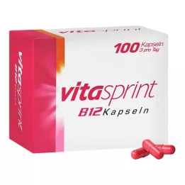 VITASPRINT Cápsulas de vitamina B12, 100 uds