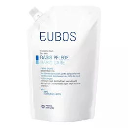 EUBOS CREME Botella de recarga para baño de aceite, 400 ml