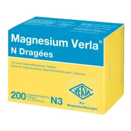 MAGNESIUM VERLA Grageas N, 200 uds