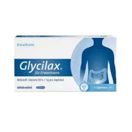 GLYCILAX Supositorios para adultos, 6 uds
