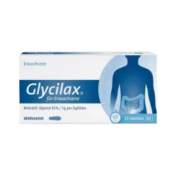 GLYCILAX Supositorios para adultos, 12 uds