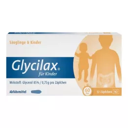 GLYCILAX Supositorios para niños, 12 uds