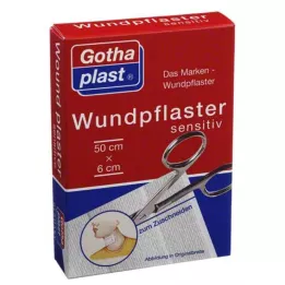 GOTHAPLAST Cuidado de heridas sensible 6 cm x 0,5 m corte, 1 pieza