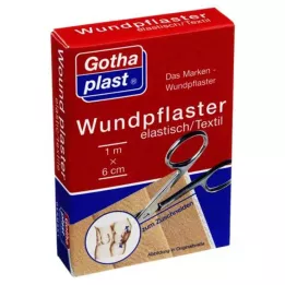 GOTHAPLAST Vendaje elástico para heridas de 6 cm x 1 m cortado, 1 pieza