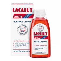 LACALUT Solución de enjuague bucal activo, 300 ml