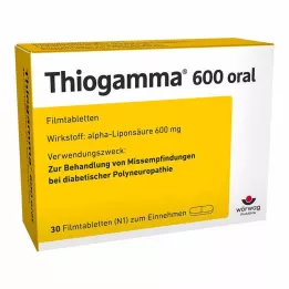 THIOGAMMA 600 comprimidos recubiertos con película orales, 30 uds