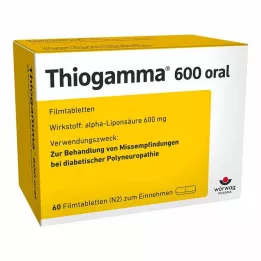 THIOGAMMA 600 comprimidos recubiertos con película orales, 60 uds