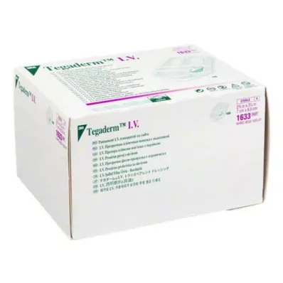 TEGADERM Venda transparente 3M 7x8,5 cm 1633, 100 uds
