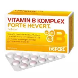 VITAMIN B KOMPLEX comprimidos de Hevert forte, 100 uds