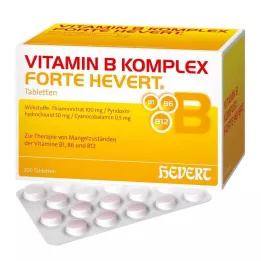 VITAMIN B KOMPLEX comprimidos de Hevert forte, 200 uds