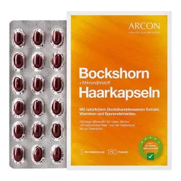 BOCKSHORNCápsulas para el cabello con +micronutrientes Tisana plus, 180 uds