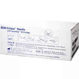 BD ECLIPSE Cánula de inyección de seguridad 30 G 1/2, 100 uds