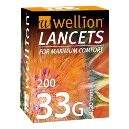 WELLION Lancetas 33 G, 200 uds