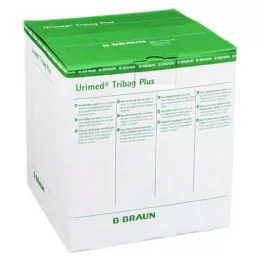URIMED Bolsa de orina para pierna Tribag Plus, 500 ml, 80 cm, 10 uds