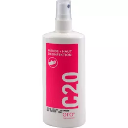 ORO Botella de spray de desinfección de la mano y la piel C20, 125 ml
