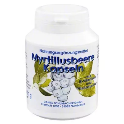 MYRTILLUSBEERE Cápsulas, 100 pz