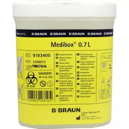 Contenedor de eliminación de Medibox 0.7 L, 1 pz