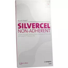 SILVERCEL Compresas antiadherentes 10x20 cm, 5 uds