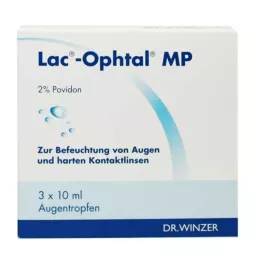 LAC OPHTAL MP gotas para los ojos, 3x10 ml