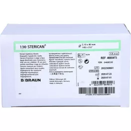 STERICAN Cánulas 14 GX3 1/8 2.1x80 mm, 100 pz