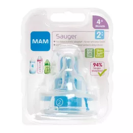 Mam Sucker 2 - Para biberones, 2 pz