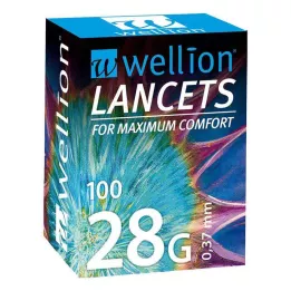 WELLION Lancetas 28 G, 100 uds