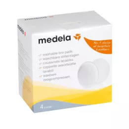 MEDELA Almohadilla de lactancia lavable, 4 piezas