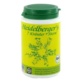 Té estrella de 7 hierbas de Heidelberger orgánico, 100 g