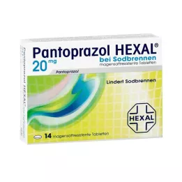 PANTOPRAZOL HEXAL b.Comprimidos gastrorresistentes para la acidez estomacal, 14 uds