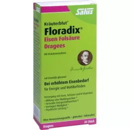 FLORADIX Drages de ácido fólico de hierro, 84 pz