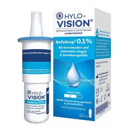 HYLO-VISION SafeDrop 0,1% gotas oftálmicas, 10 ml