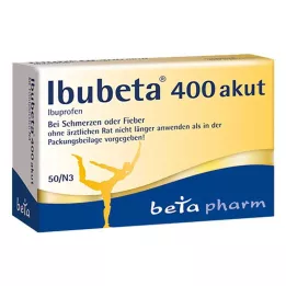 IBUBETA 400 comprimidos recubiertos con película agudos, 50 uds