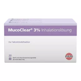 MUCOCLEAR Solución para inhalación de NaCl al 3%, 60 x 4 ml
