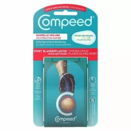 COMPEED Yeso para ampollas debajo de los pies, 5 uds