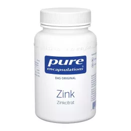 PURE ENCAPSULATIONS Cápsulas de citrato de zinc y zinc, 180 uds