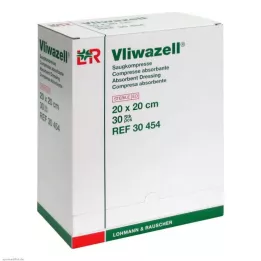 VLIWAZELL Compresas absorbentes estériles 20x20 cm, 30 uds