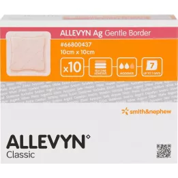 ALLEVYN Vendaje para heridas Ag Gentle Border 10x10 cm, 10 pz