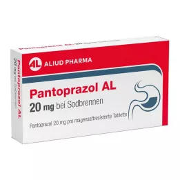 PANTOPRAZOL AL Comprimidos de resorción de ácido gástrico sodico de 20 mg, 14 uds